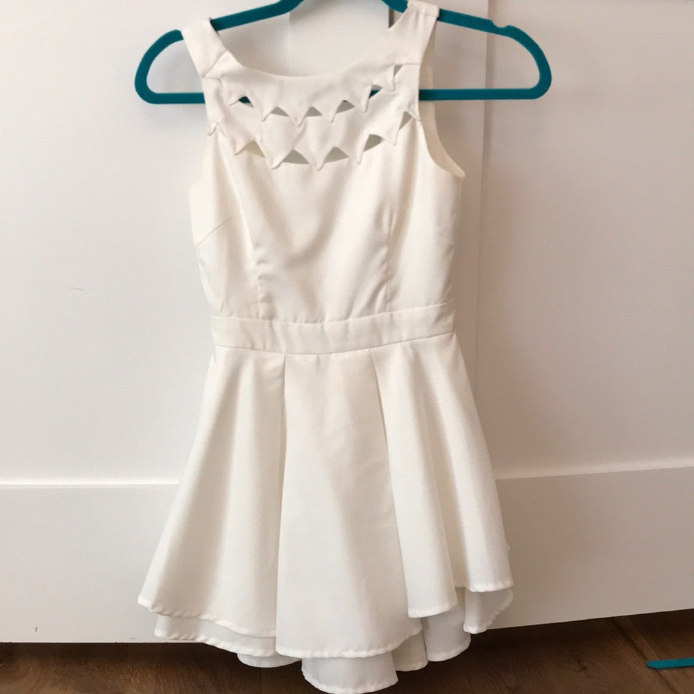 White Lulu’s Party Dress worn only ONCE